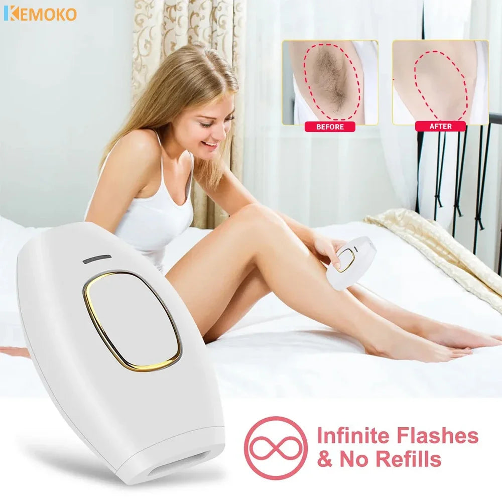 500000 Flash Painless Laser IPL Epilator Women Shaver Permanent Hair Removal for Body Face Bikini Underarm Hair Removal Machine