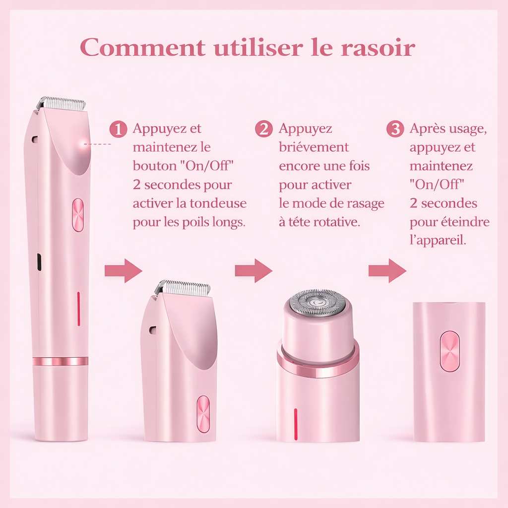 Tondeuse 2 en 1