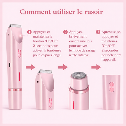 Tondeuse 2 en 1